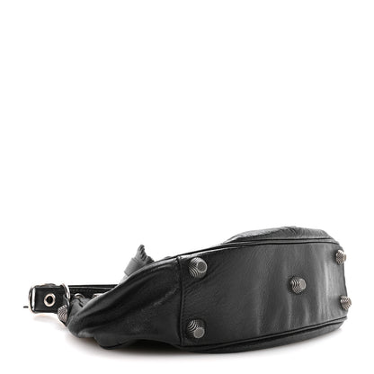 Balenciaga Agneau Arena Small Le Cagole Shoulder Bag Black 4 of 10