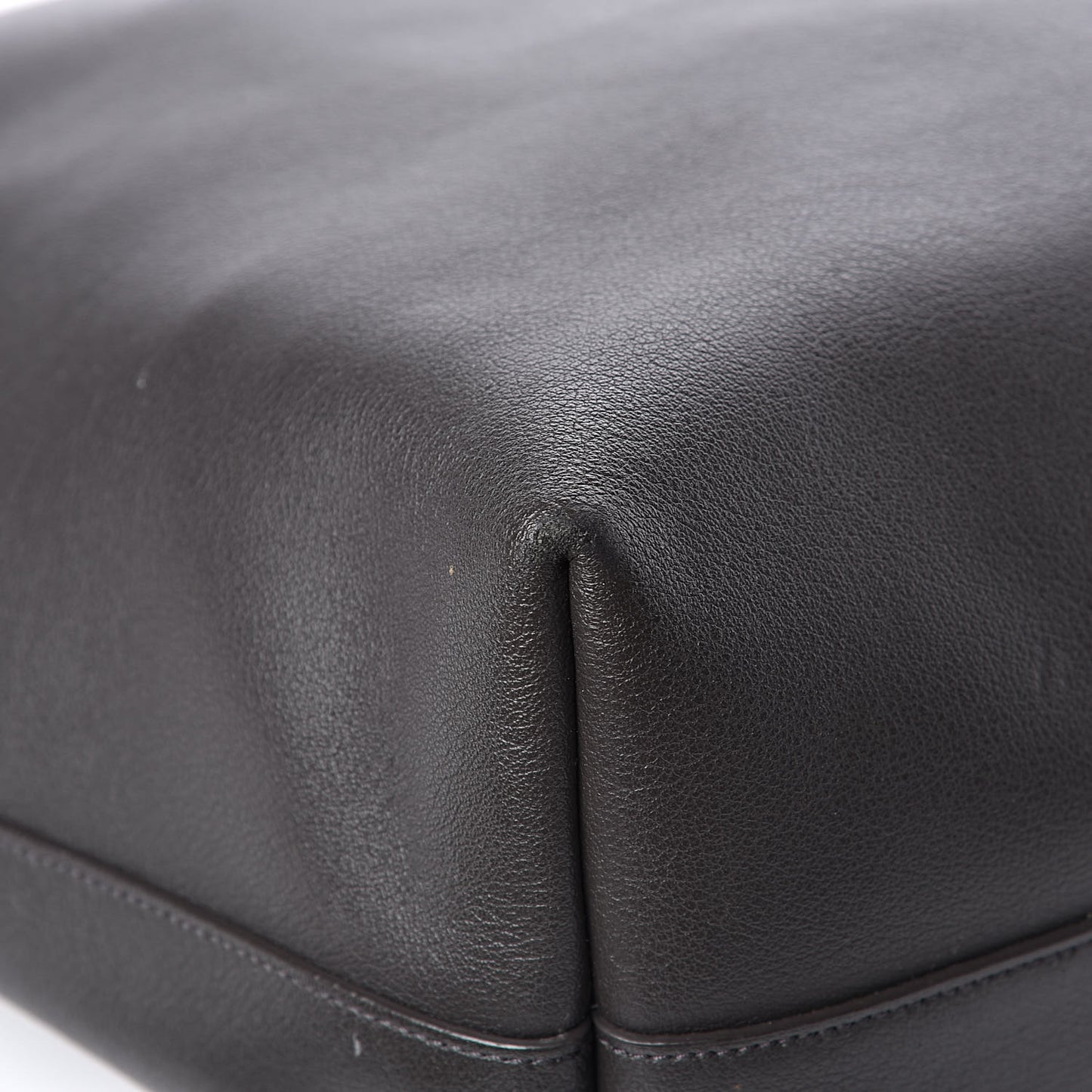 Calfskin Large Shopping Tote Dark Grey