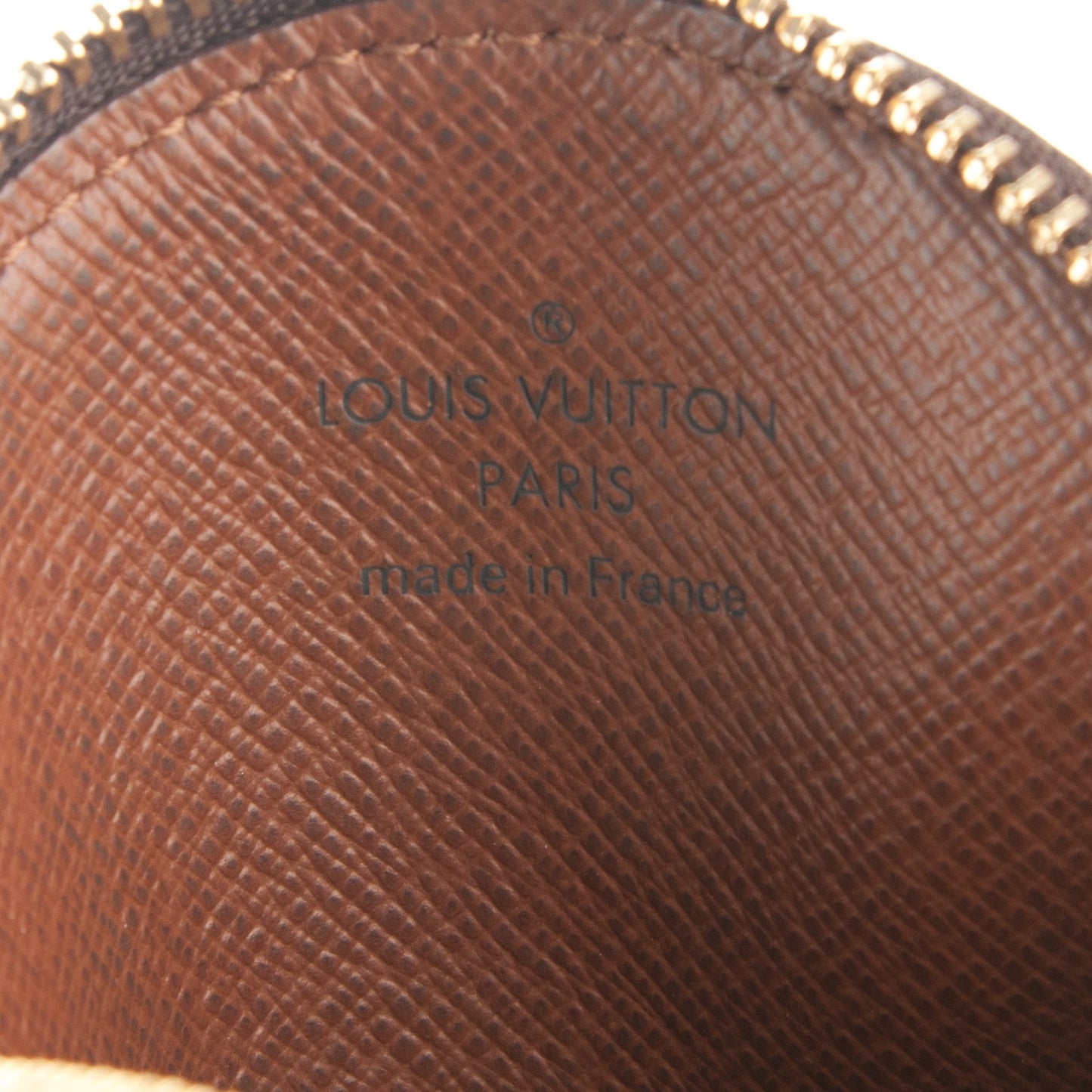 Monogram Round Coin Purse