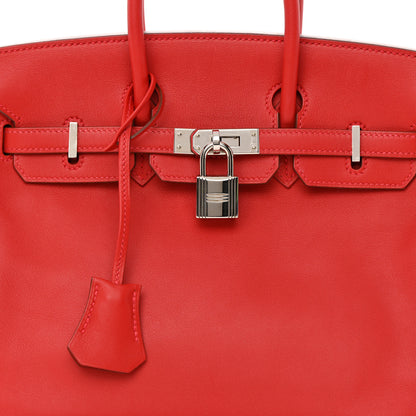 Hermes Swift Birkin 25 Rouge Casaque 8 of 14