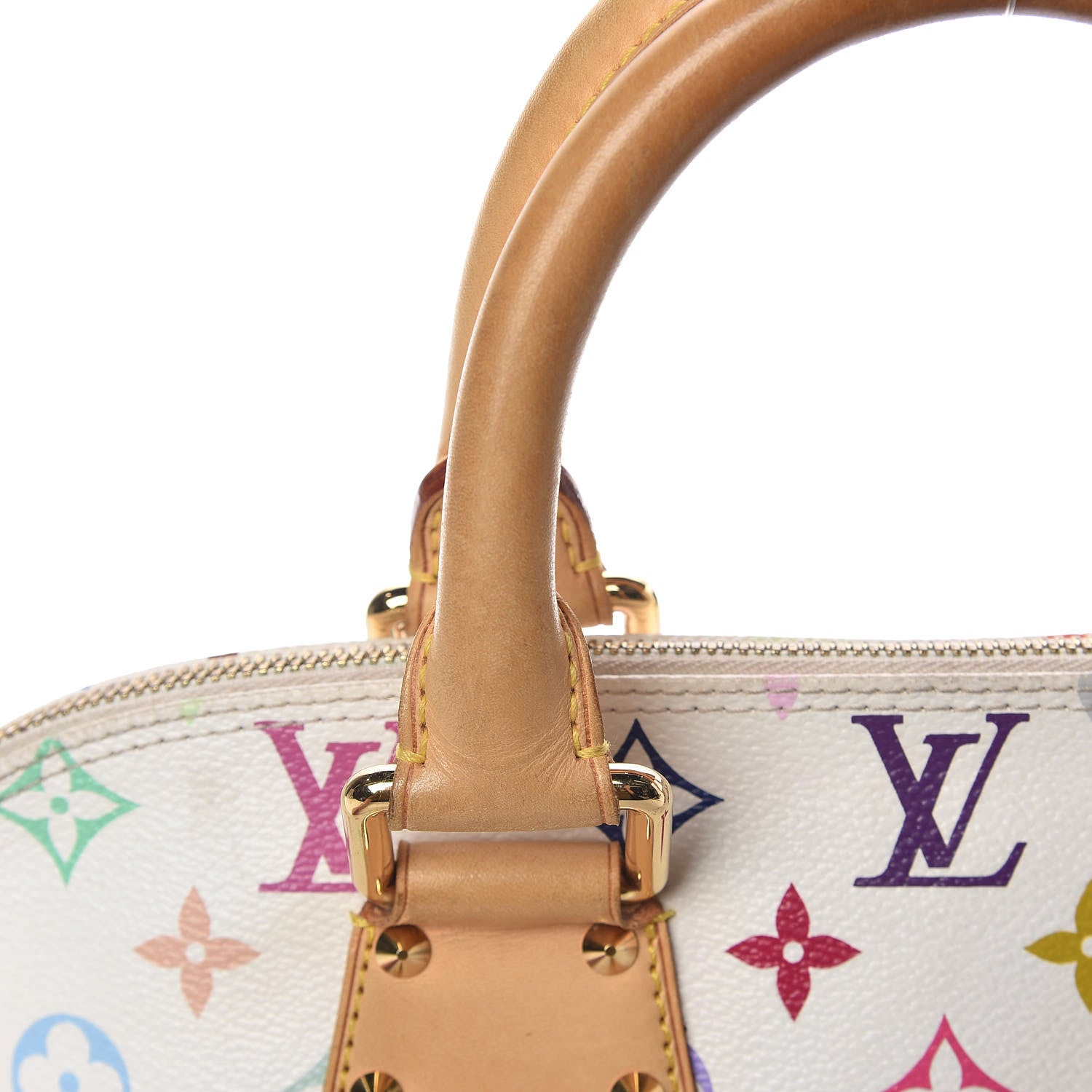 Louis Vuitton Monogram Multicolor Alma White 9 of 23