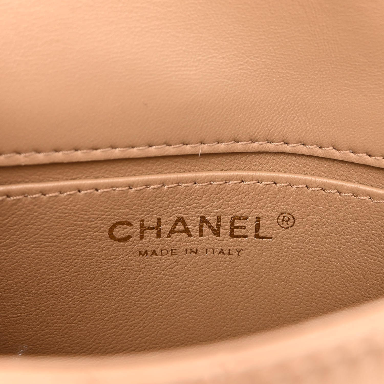 Chanel Lambskin Quilted Mini Heart Charms Flap Beige 6 of 11