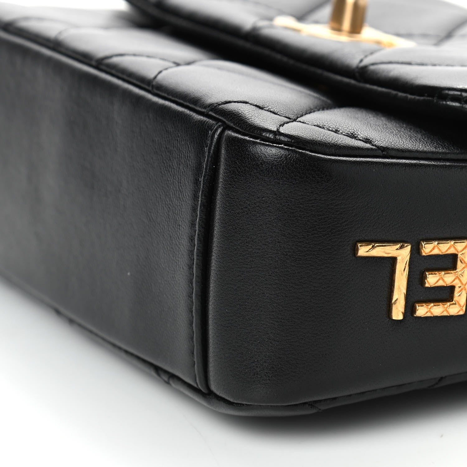Chanel Lambskin Quilted Mini Side Note Flap Black 10 of 11