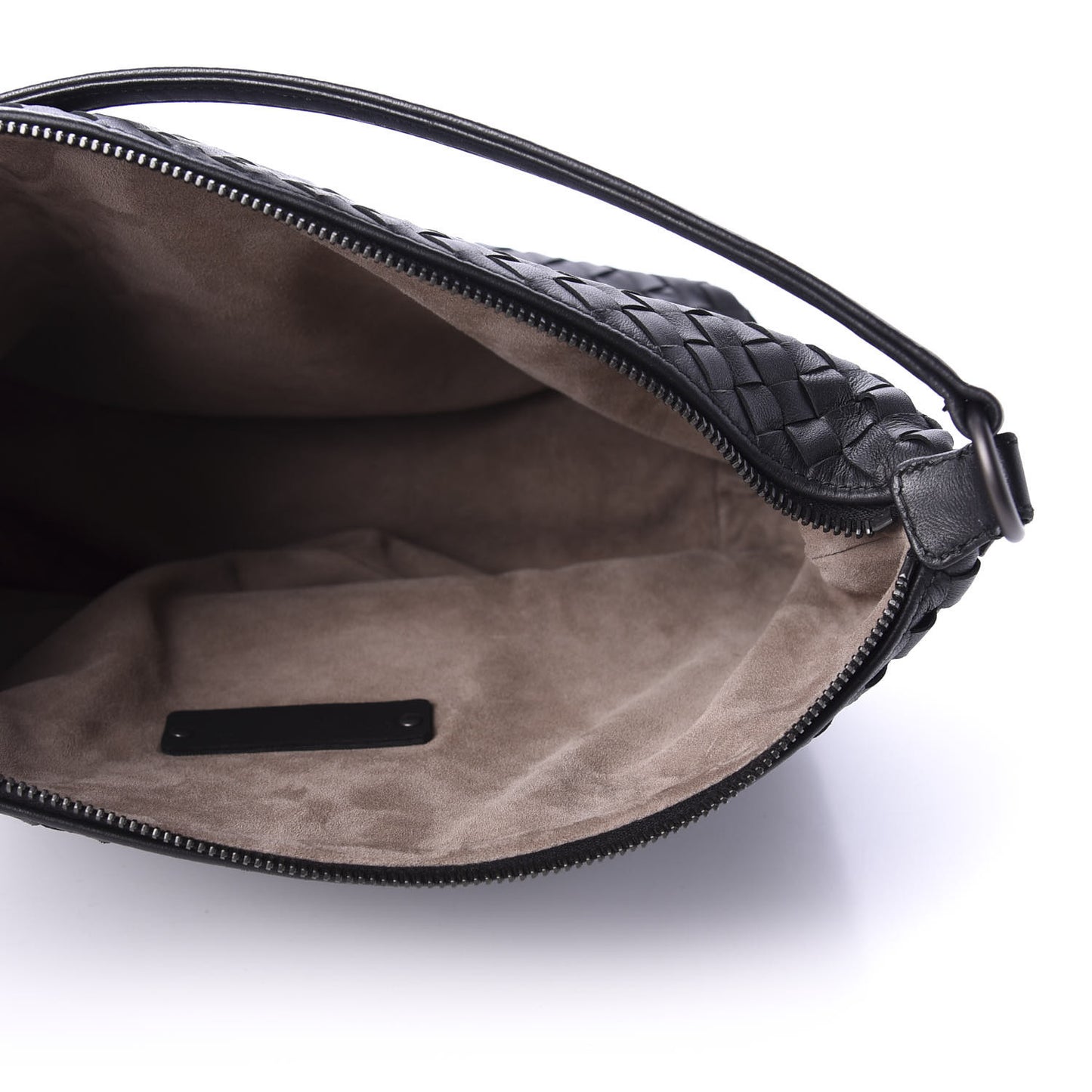 Nappa Intrecciato Small Shoulder Bag Black
