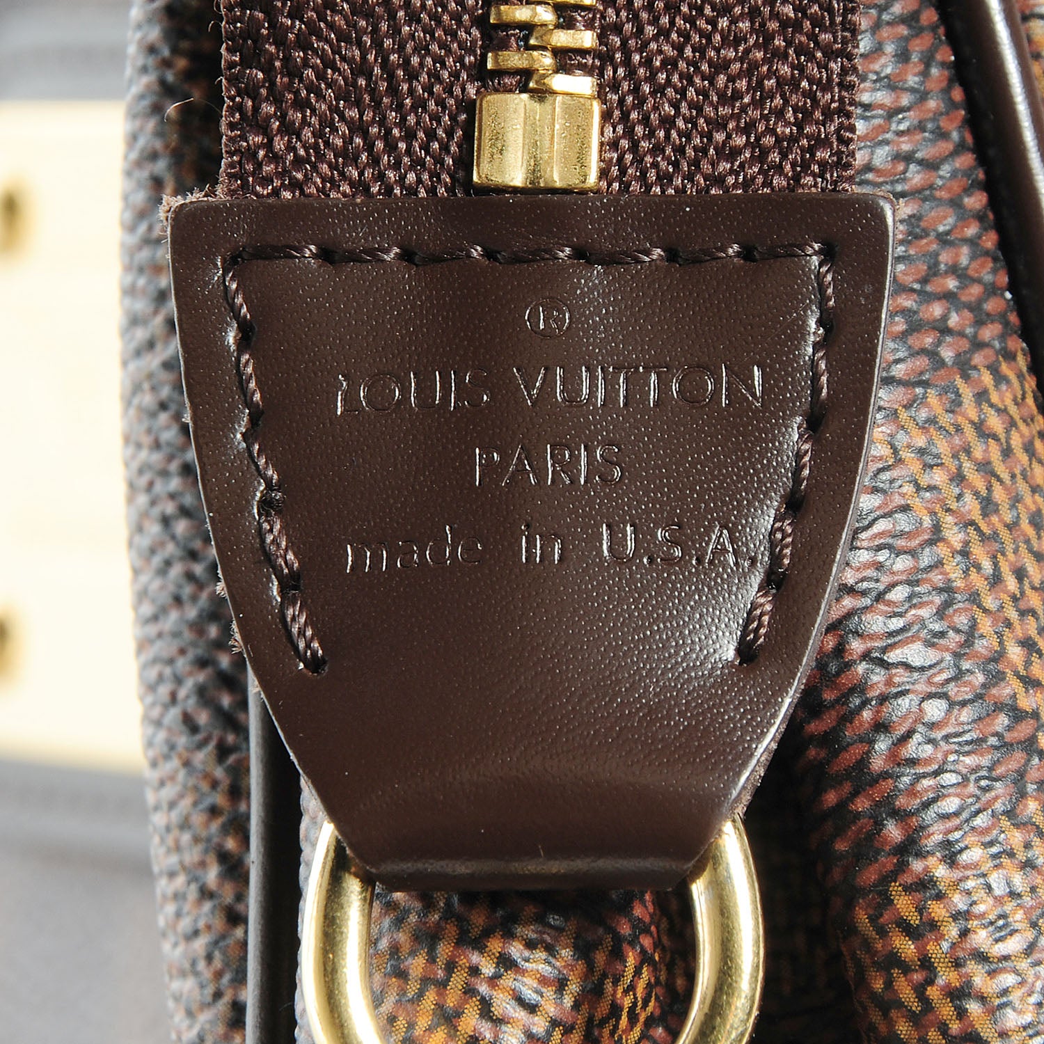 Louis Vuitton Damier Ebene Eva Clutch 8 of 8