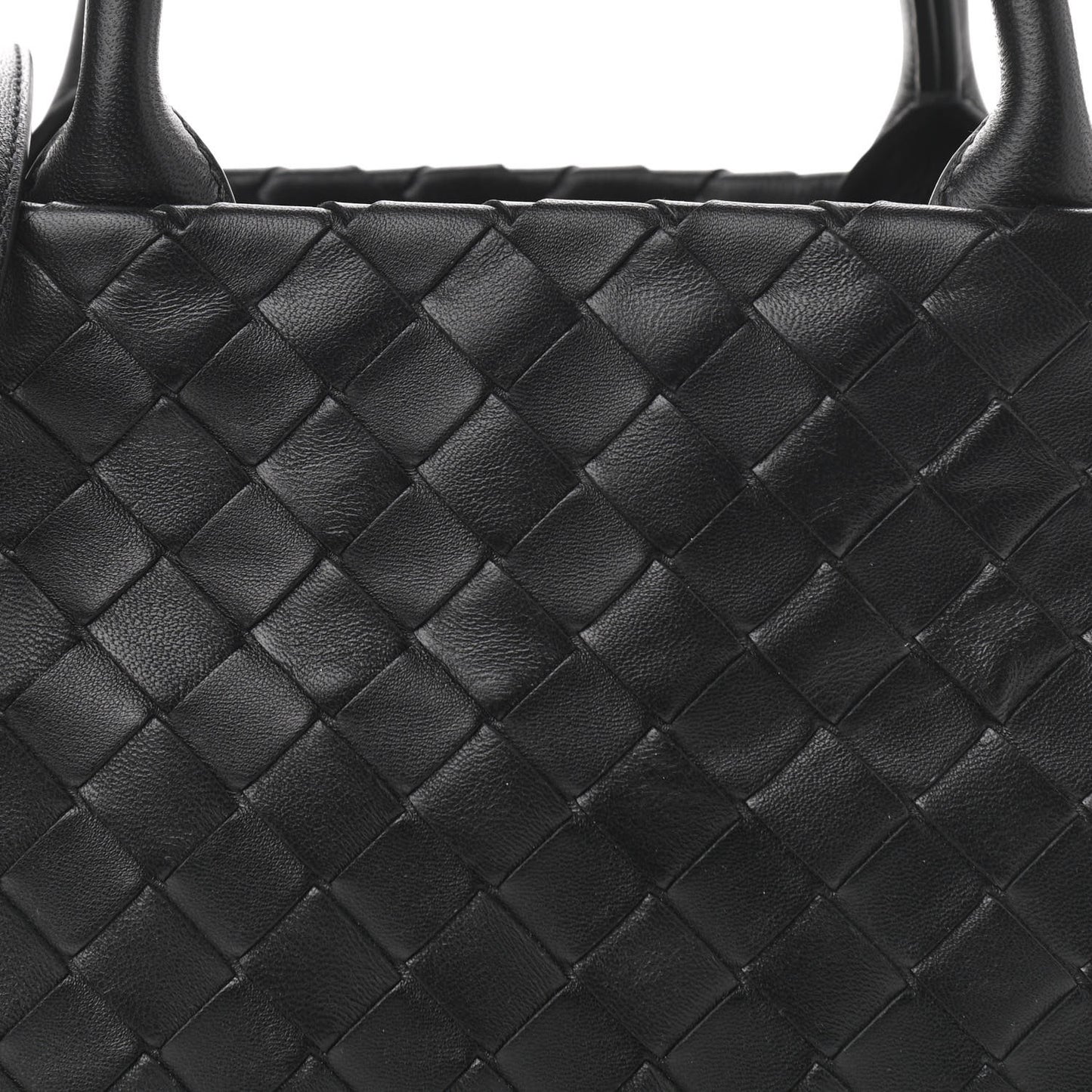Nappa Intrecciato Small Tote Black