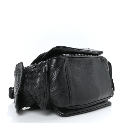 Bottega Veneta Cervo Woven Cocker Hobo Nero Black 4 of 9