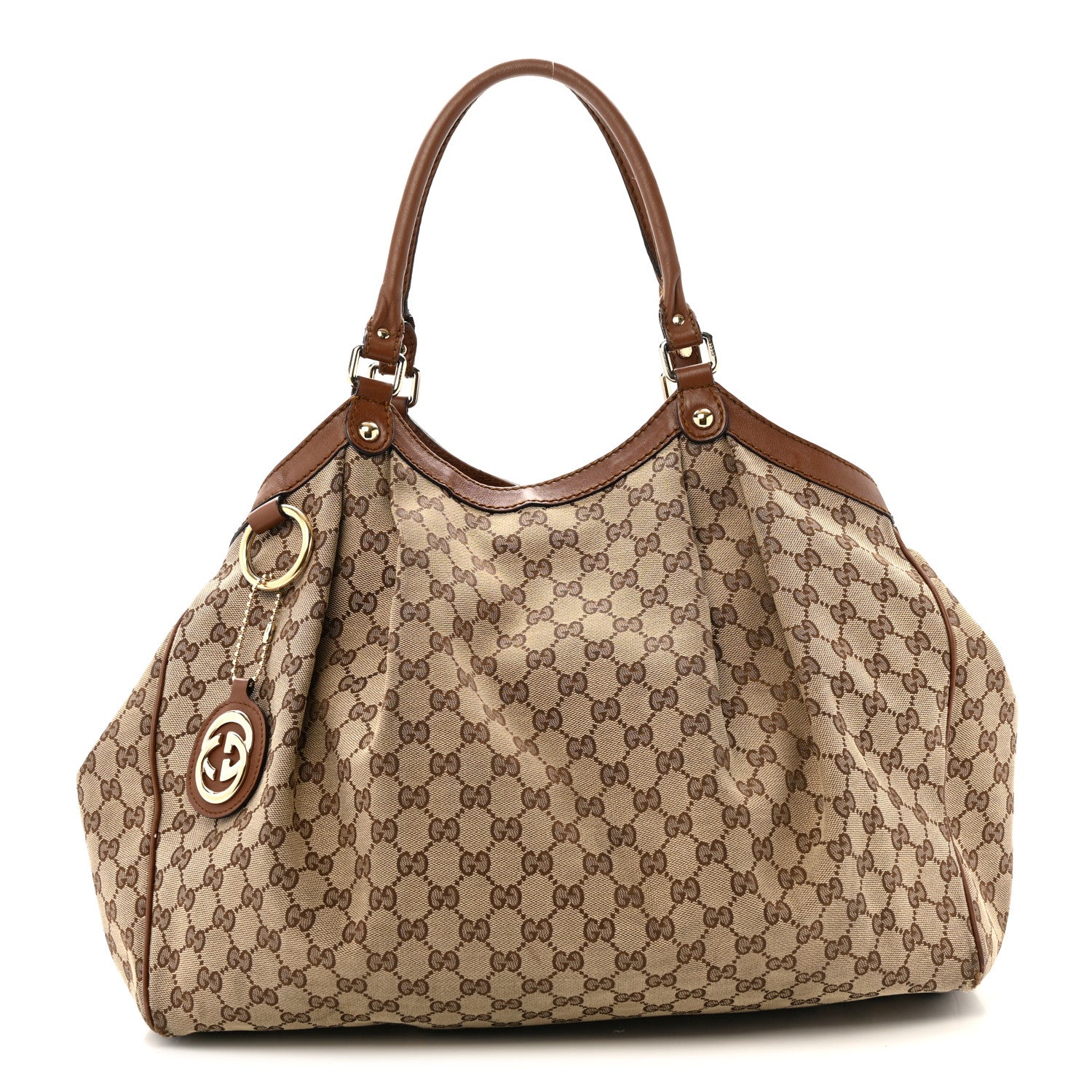 Gucci Monogram Large Sukey Tote Brown 1 of 15
