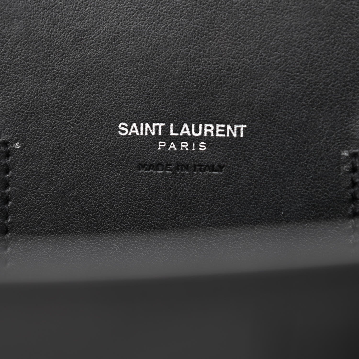 Saint Laurent Calfskin Crocodile Embossed Small Sac de Jour Black 6 of 10