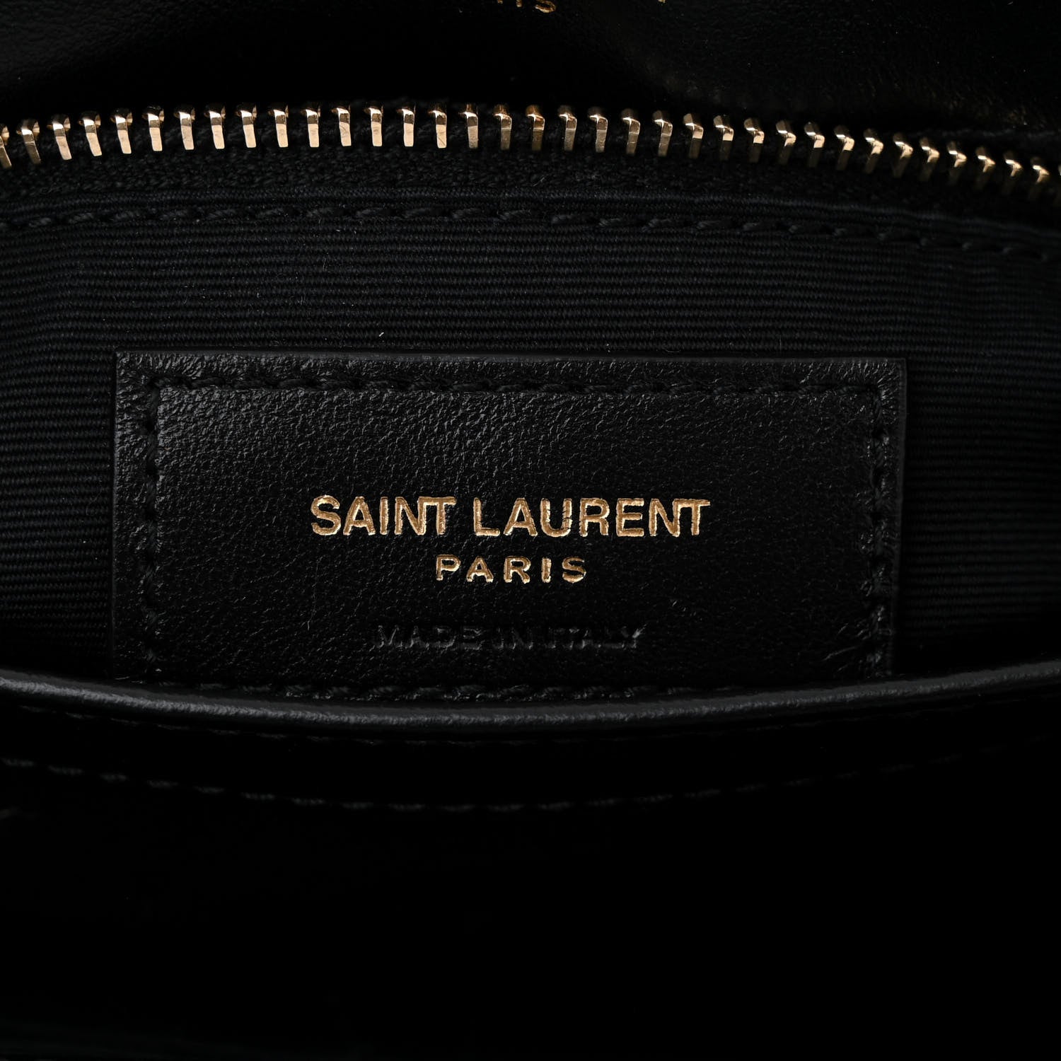 Saint Laurent Calfskin Y Quilted Monogram Toy Loulou Crossbody Bag Black 6 of 10