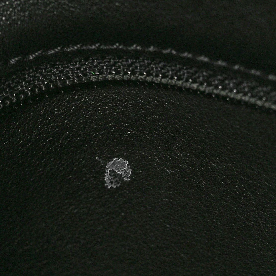 Lambskin Stitched Essential Shopping Tote Black