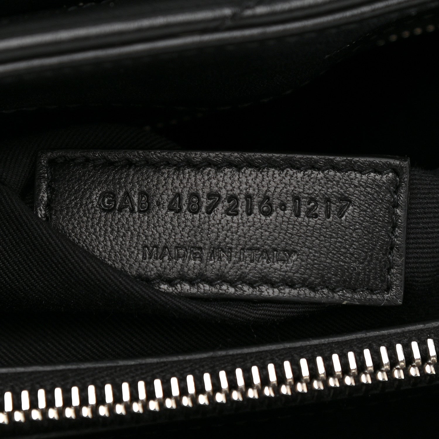 Saint Laurent Calfskin Y Quilted Monogram Medium Loulou Chain Satchel Black 7 of 13
