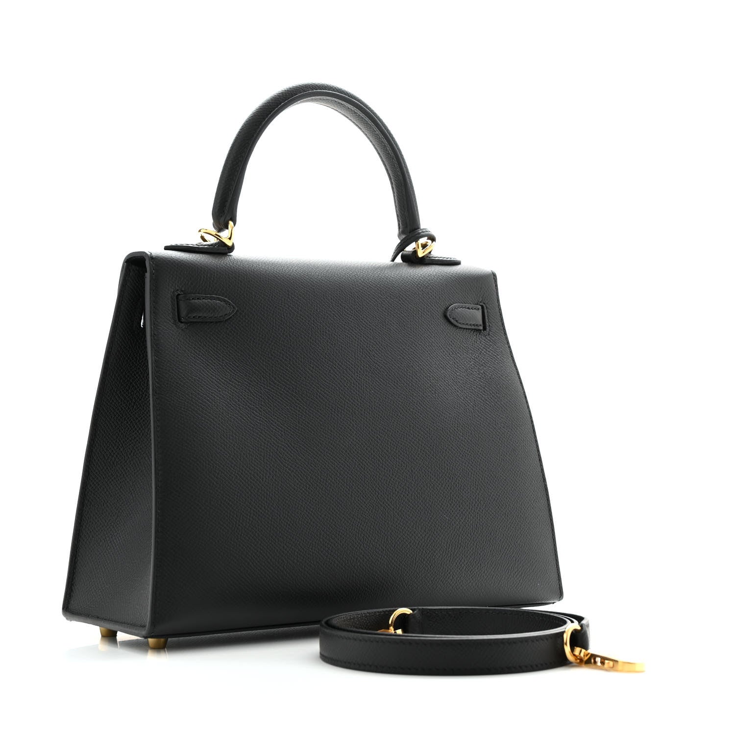 Hermes Epsom Kelly Sellier 25 Black 3 of 11