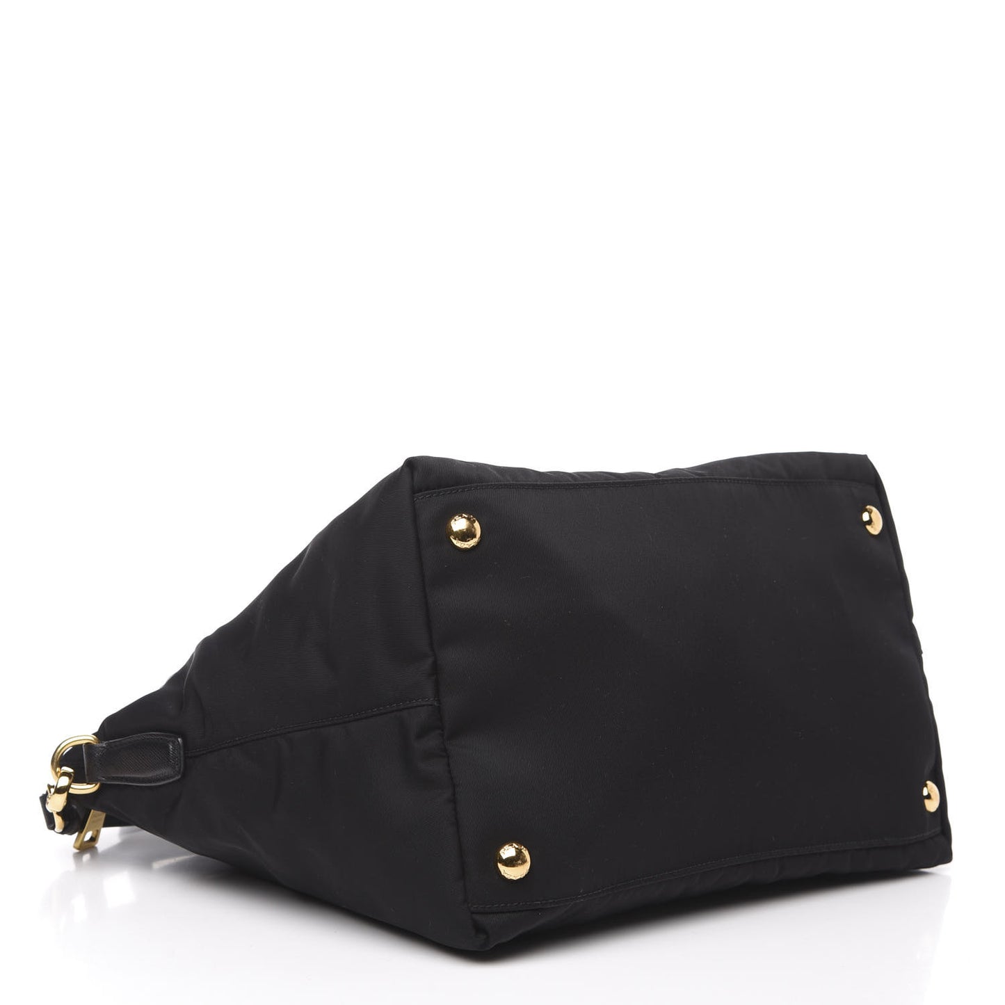 Saffiano Tessuto Nylon Tote Black