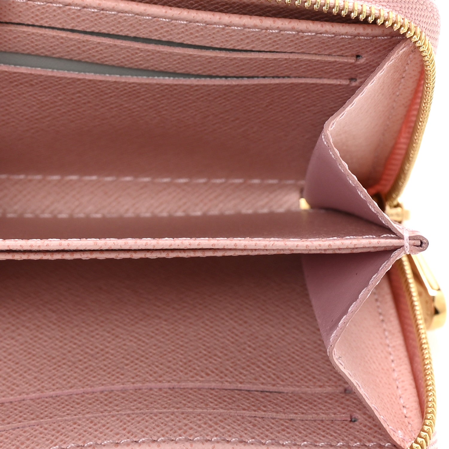 Louis Vuitton Damier Azur Zippy Coin Purse Rose Ballerine 5 of 7