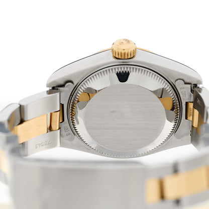 Rolex Stainless Steel 18K Yellow Gold 26mm Oyster Perpetual Datejust Watch White 69173 4 of 4