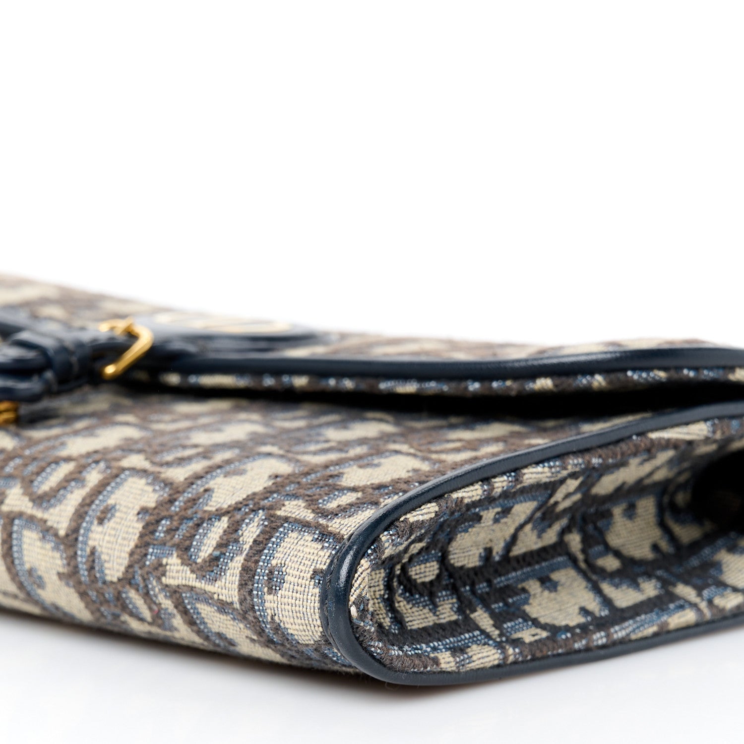 Christian Dior Oblique Bobby East West Pouch With Chain Blue 12 of 12
