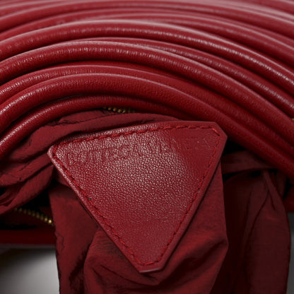 Bottega Veneta Nappa Mini Tubular Double Knot Dark Red 6 of 9