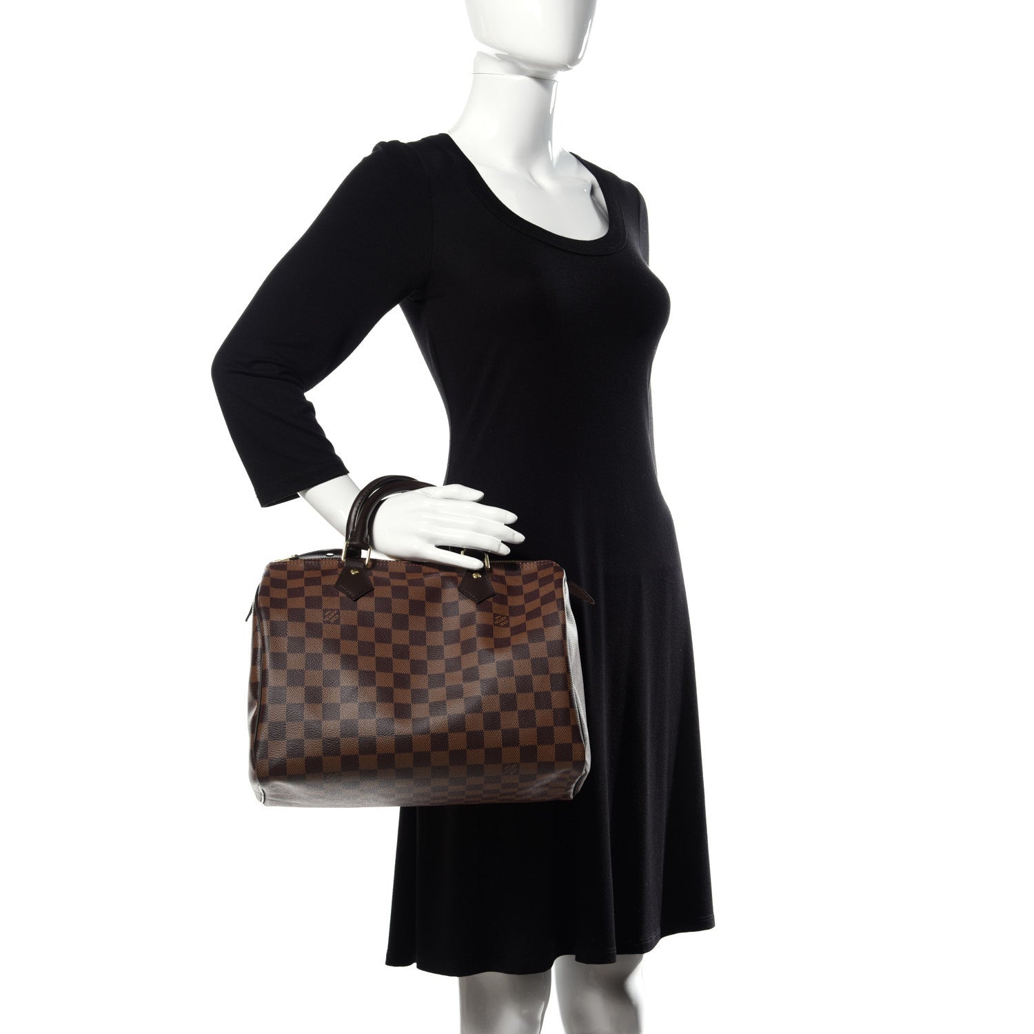 Louis Vuitton Damier Ebene Speedy 30 2 of 12