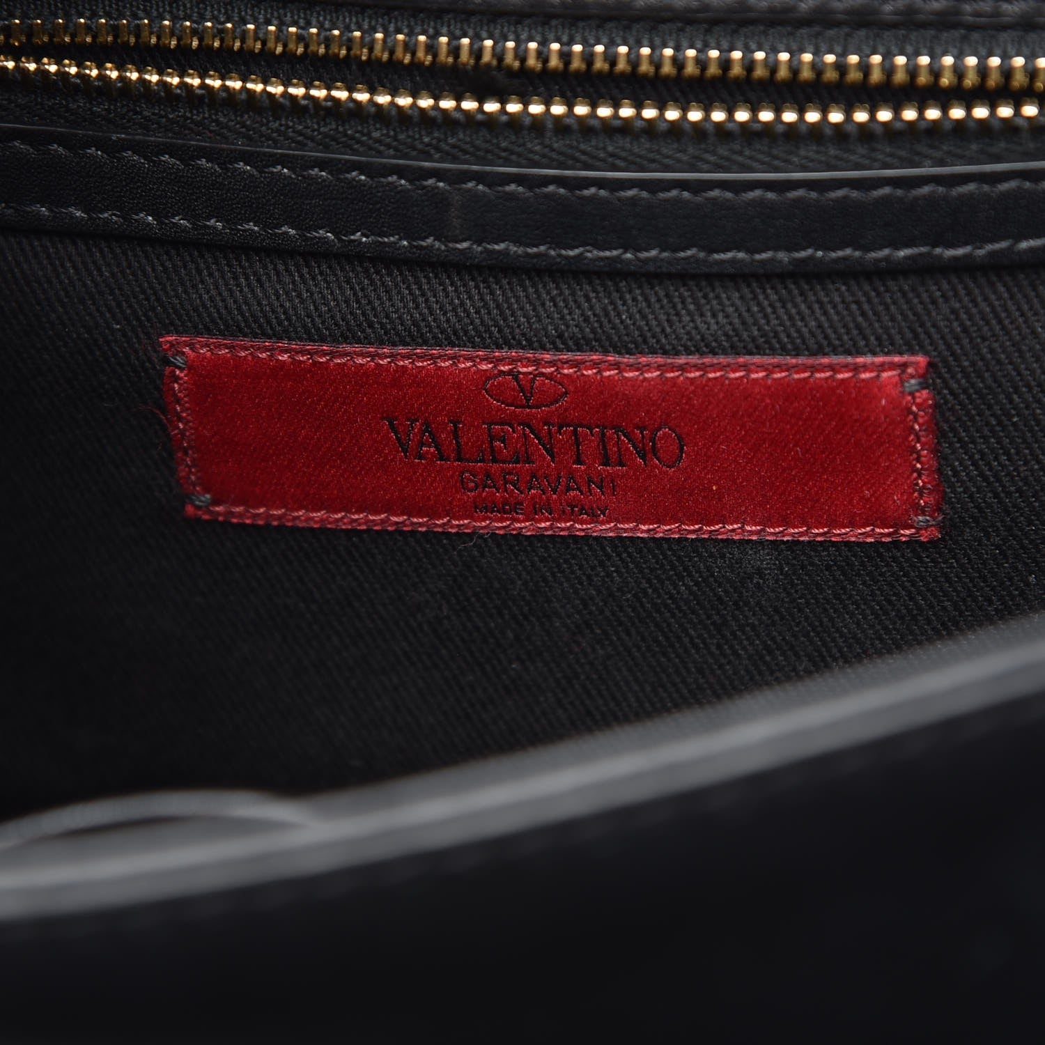 Valentino Garavani Vitello Small Glam Lock Rockstud Flap Black 6 of 8