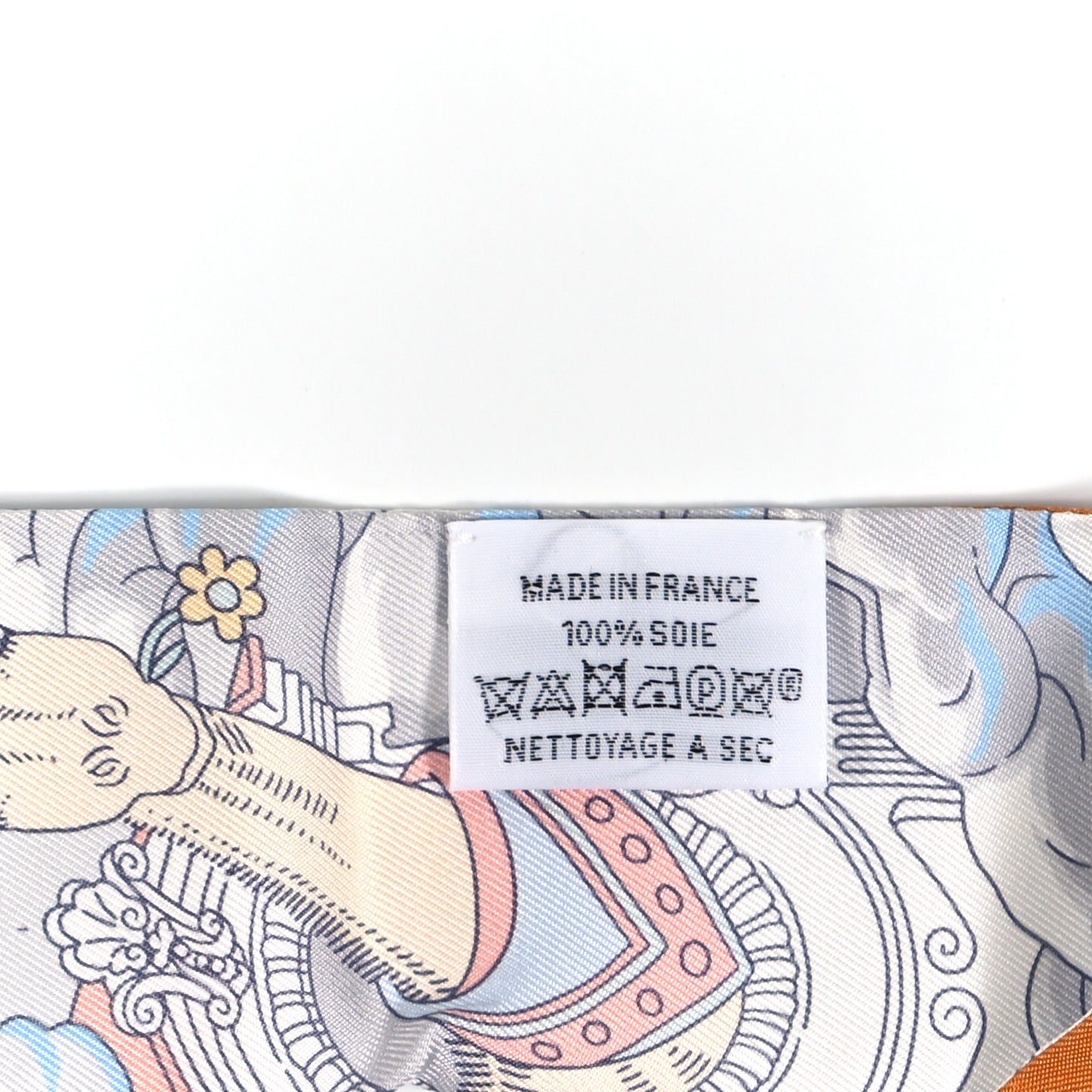 Silk Sur Mon Nuage Twilly Abricot Bleu Multicolor