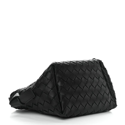 Bottega Veneta Nappa Intrecciato Tie Shoulder Bag Black 4 of 10