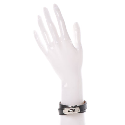 Hermes Chamonix Kelly Double Tour Bracelet S Black 2 of 7
