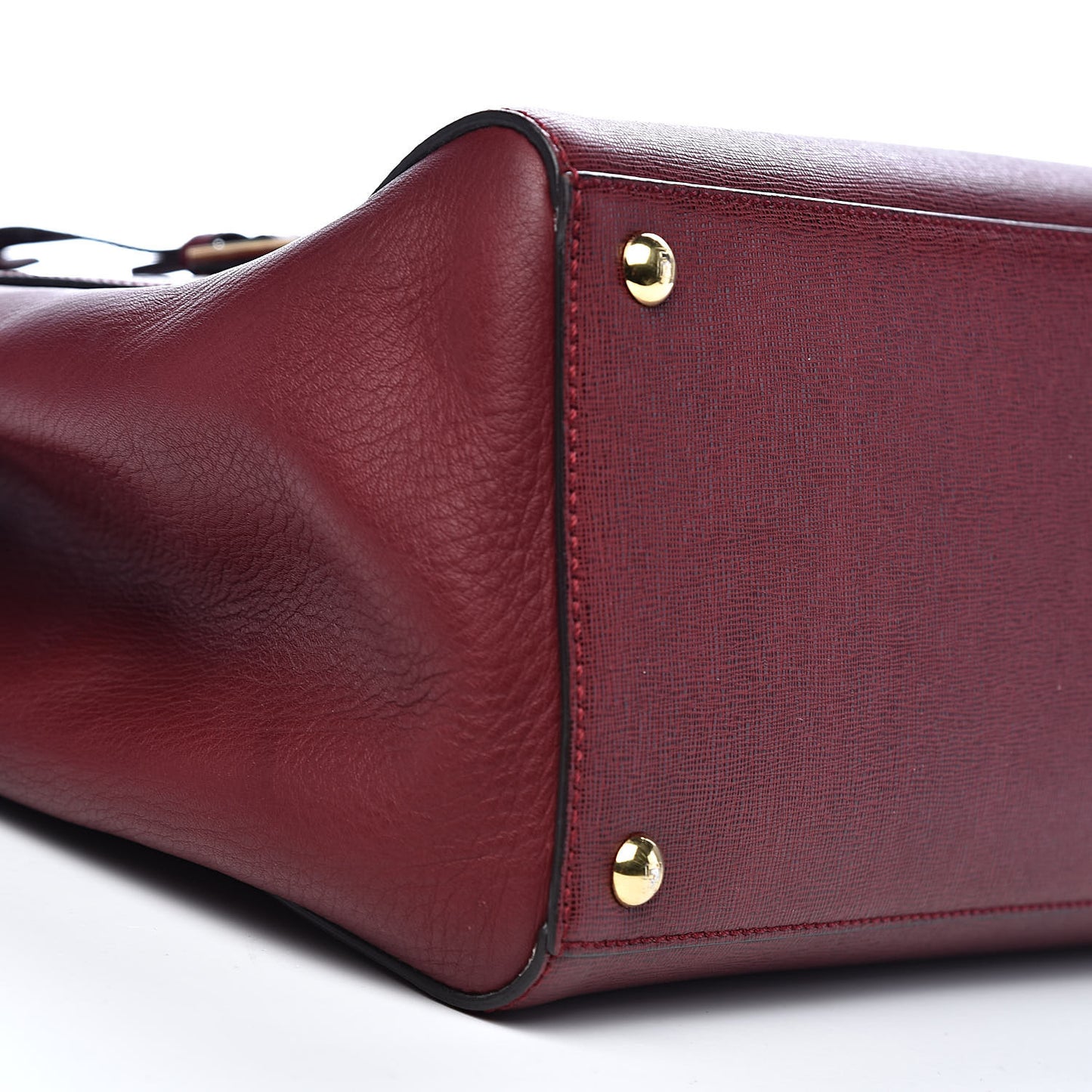 Vitello Elite Regular 2Jours Tote Rosso Scuro Ciliegia