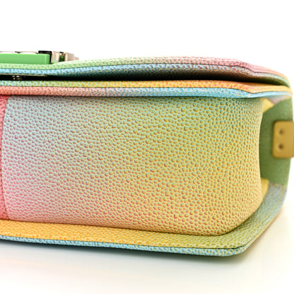 Chanel Caviar Quilted Medium Cuba Rainbow Boy Flap Multicolor 10 of 10