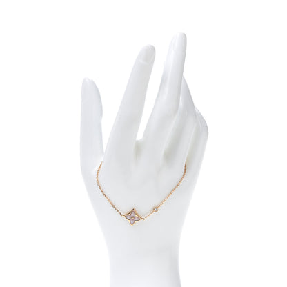 Louis Vuitton 18K Pink Gold Diamond Mother of Pearl Color Blossom BB Star Bracelet 2 of 5