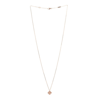 Van Cleef & Arpels 18K Rose Gold Sweet Alhambra Pendant Necklace 3 of 5