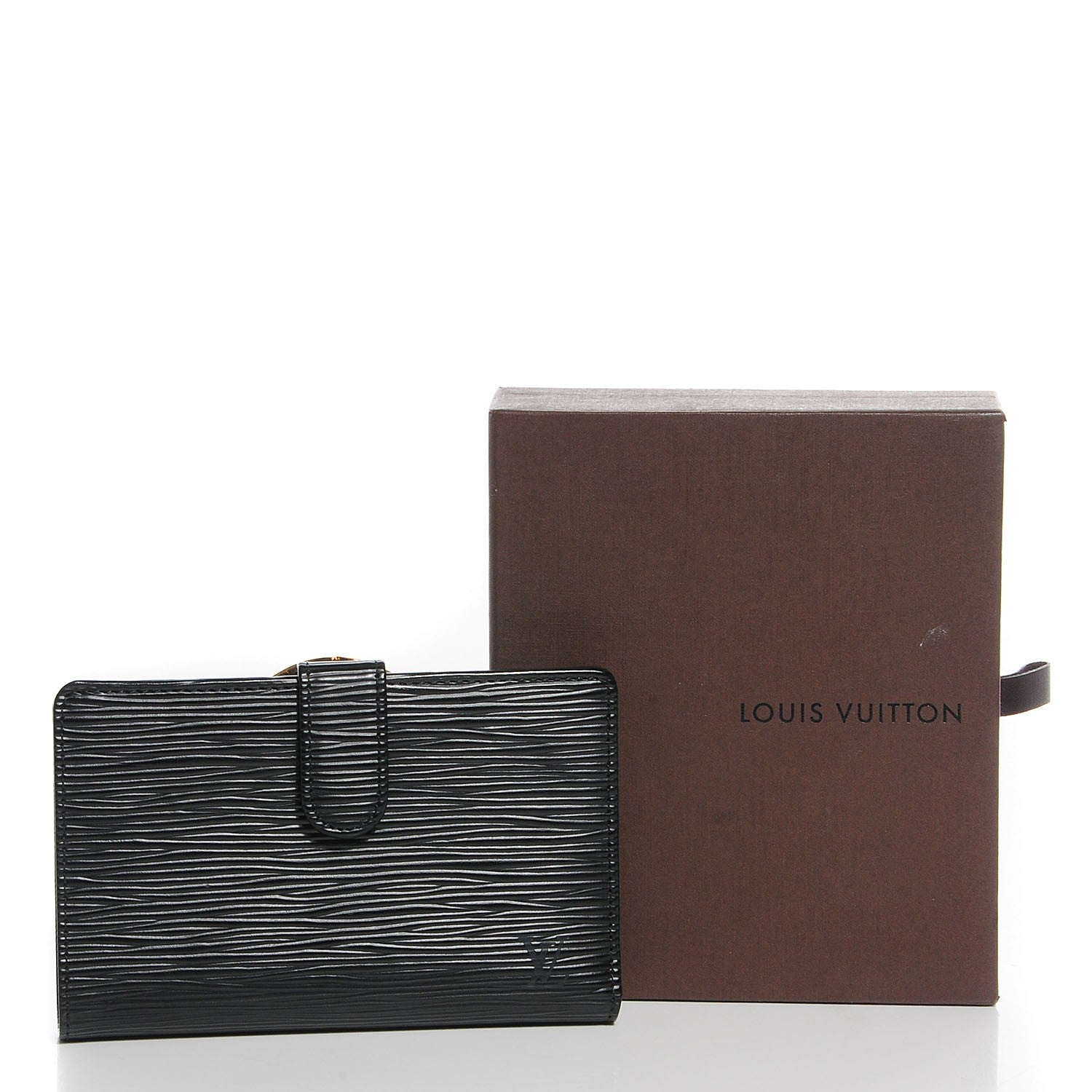 Louis Vuitton Epi French Purse Wallet Black 8 of 8