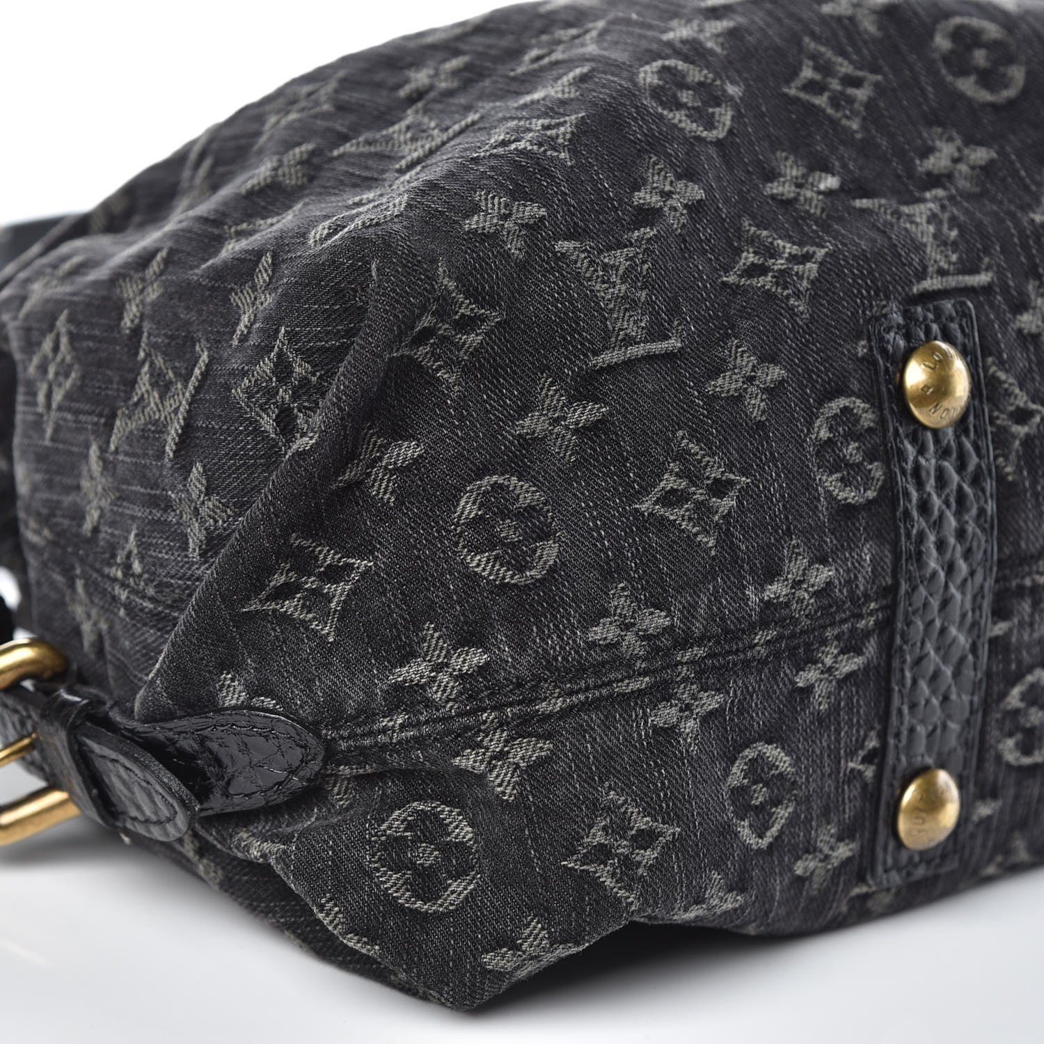 Louis Vuitton Denim Neo Cabby MM Black 9 of 11