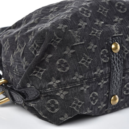 Louis Vuitton Denim Neo Cabby MM Black 9 of 11