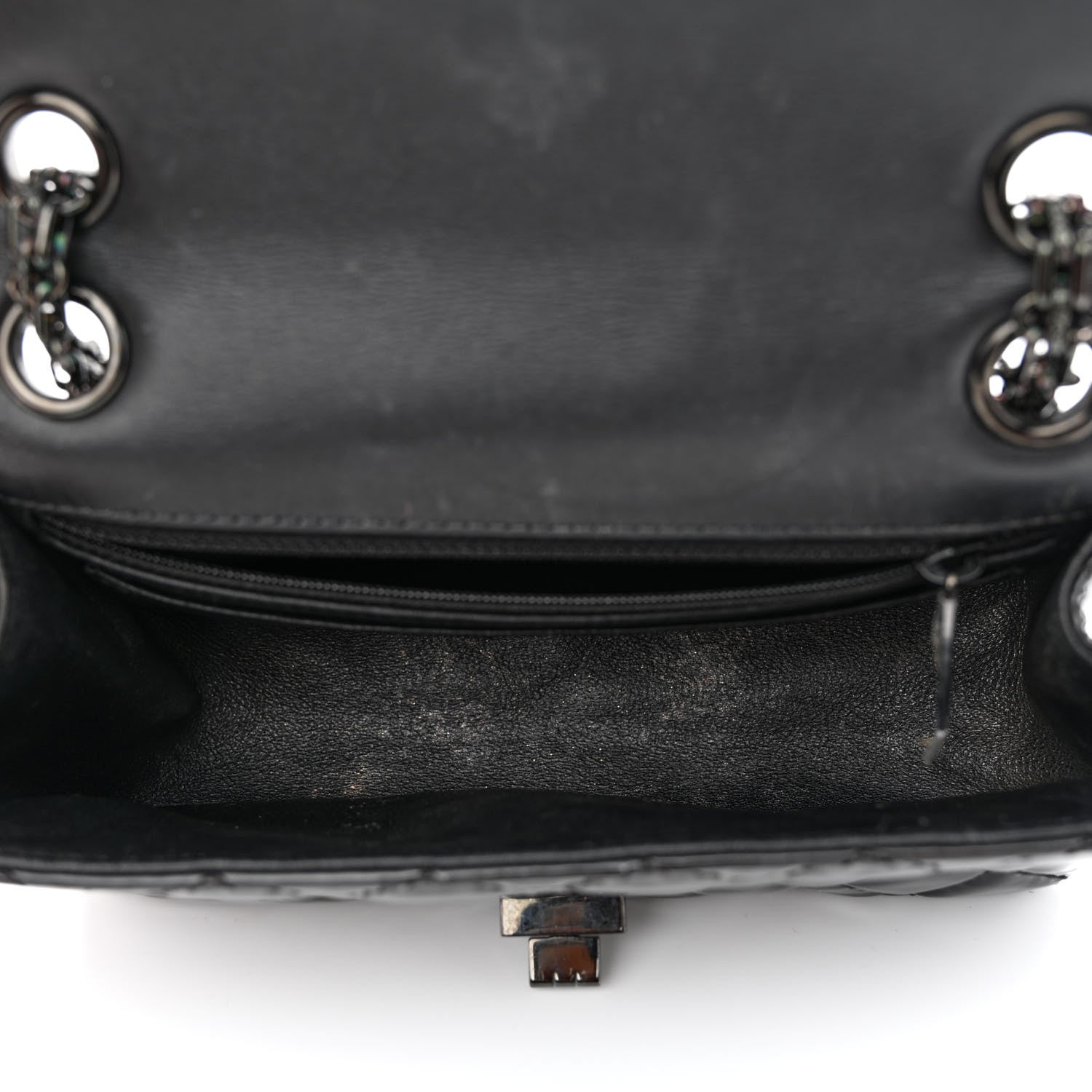 Chanel Patent Calfskin Quilted 2.55 Reissue Mini Flap So Black 5 of 12