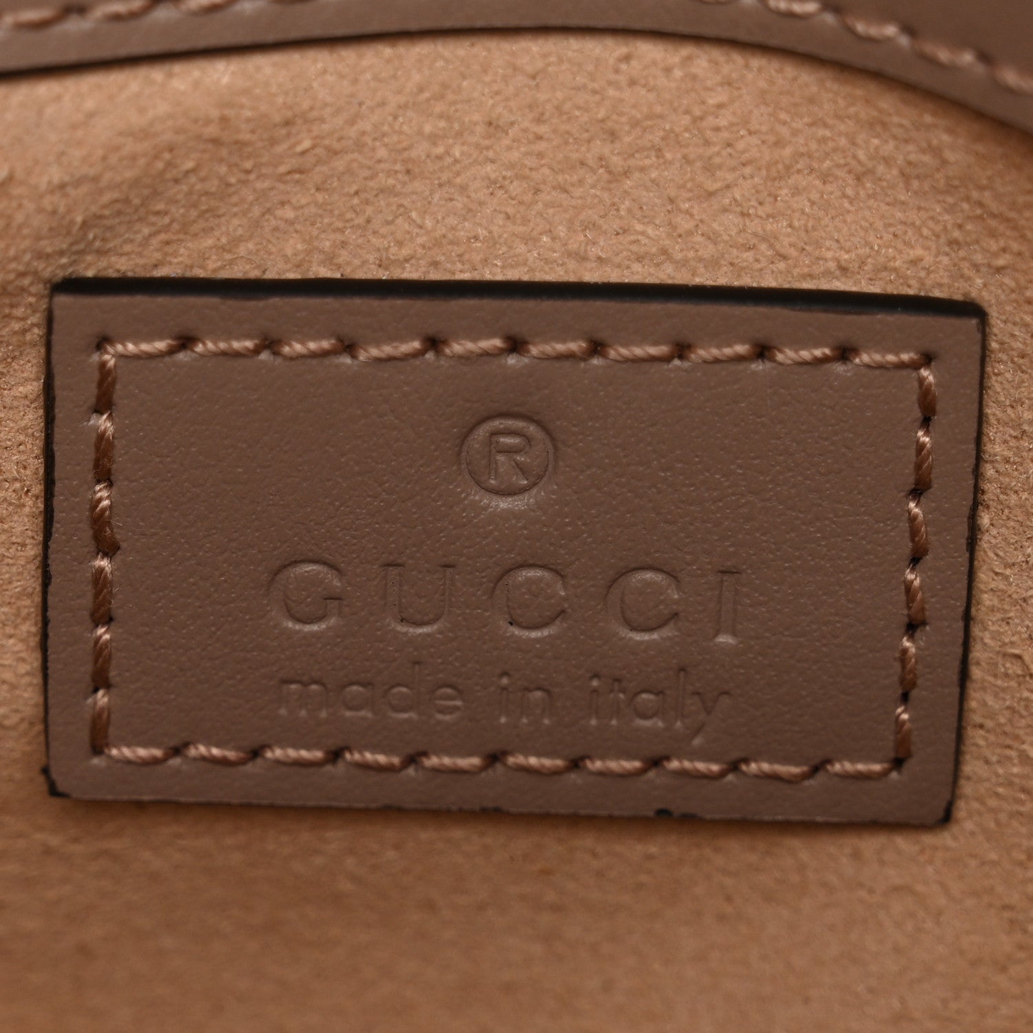 Gucci Calfskin Matelasse Super Mini GG Marmont Shoulder Bag Porcelain Rose 6 of 9