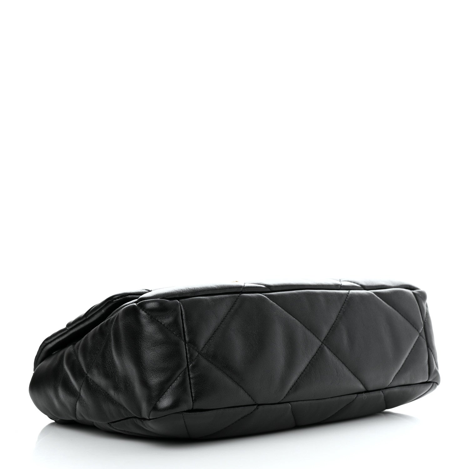 Chanel Lambskin Quilted Large Chanel 19 Flap Black 4 of 11