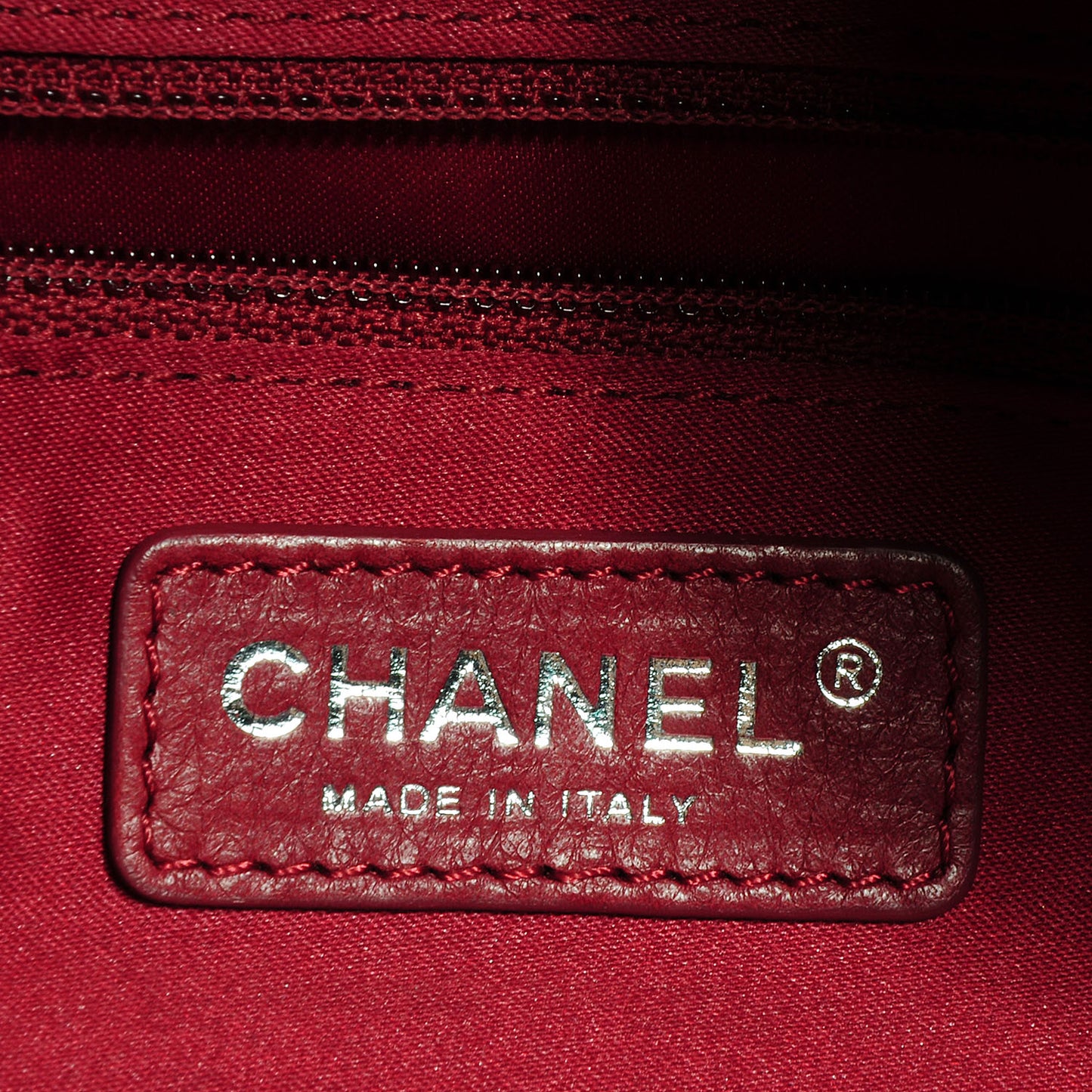 Caviar Quilted CC Paradoxal Bowling Bag Red