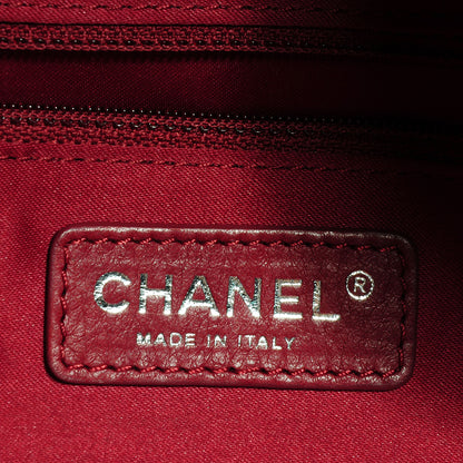 Chanel Caviar Quilted CC Paradoxal Bowling Bag Red 6 of 7