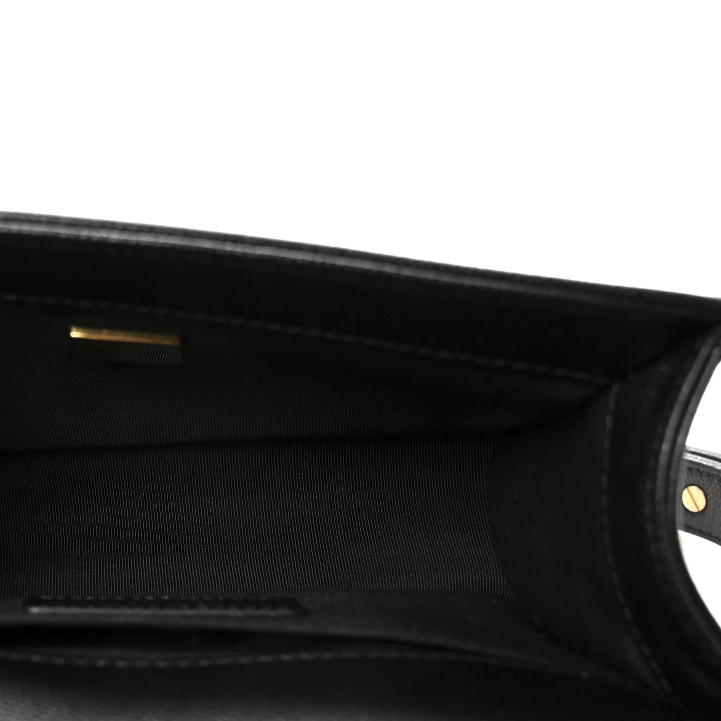 Caviar Quilted Small Boy Flap Black