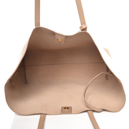 Saint Laurent Calfskin Large Shopping Tote Dark Beige 6 of 13