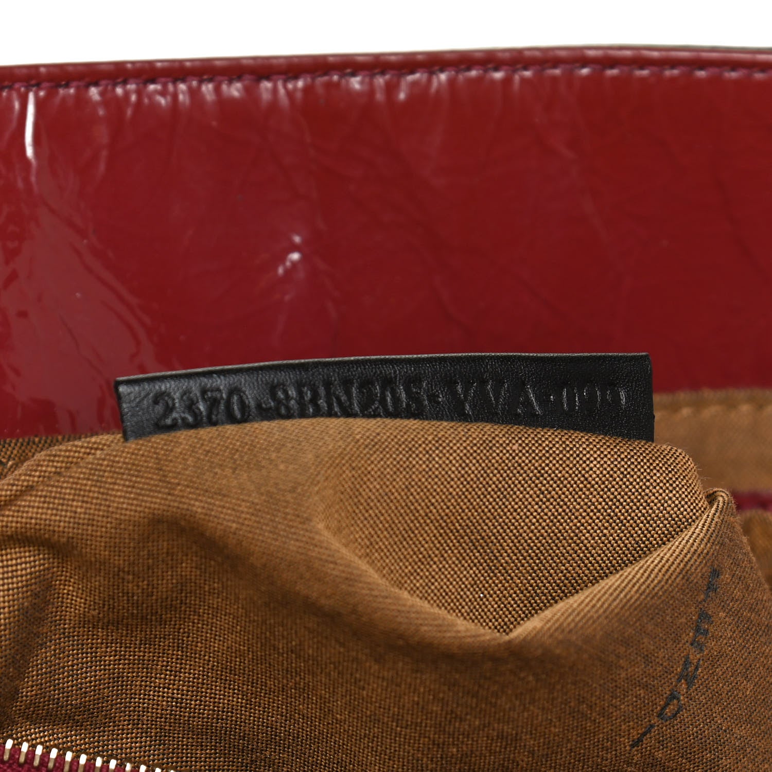 Fendi Vitello Naplak Small Bag De Jour Rosso 6 of 12