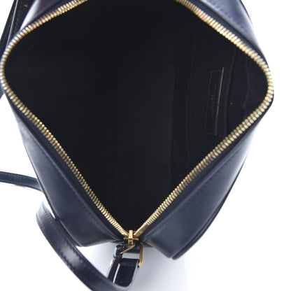 Saint Laurent Calfskin Matelasse Monogram Lou Camera Bag Navy 5 of 12