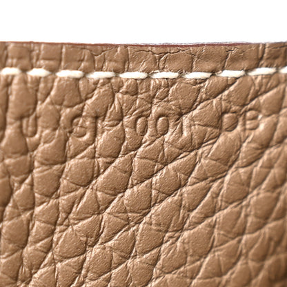 Hermes Taurillon Clemence Halzan 31 GM Etoupe 6 of 12