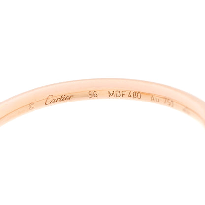 Cartier 18K Pink Gold Small Juste Un Clou Ring 56 7.5 4 of 5