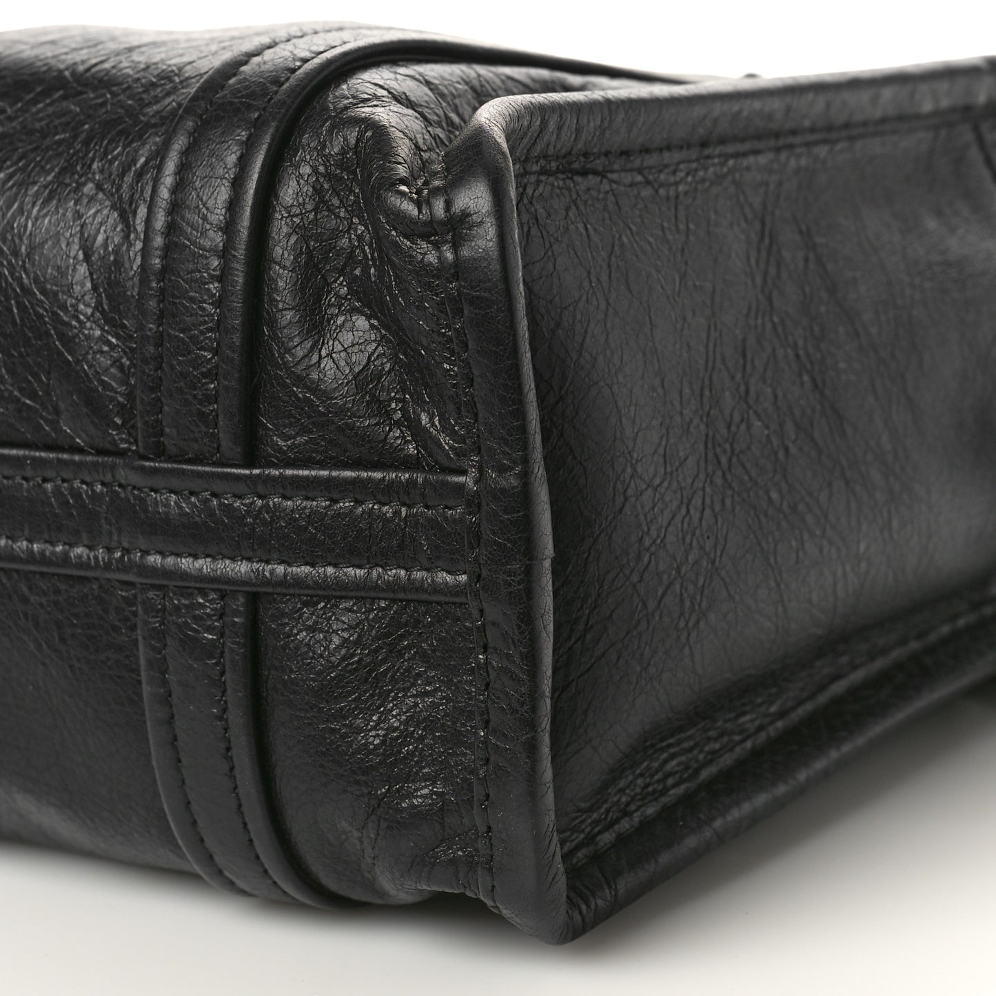 Agneau XS Bazar Shopper Tote Black