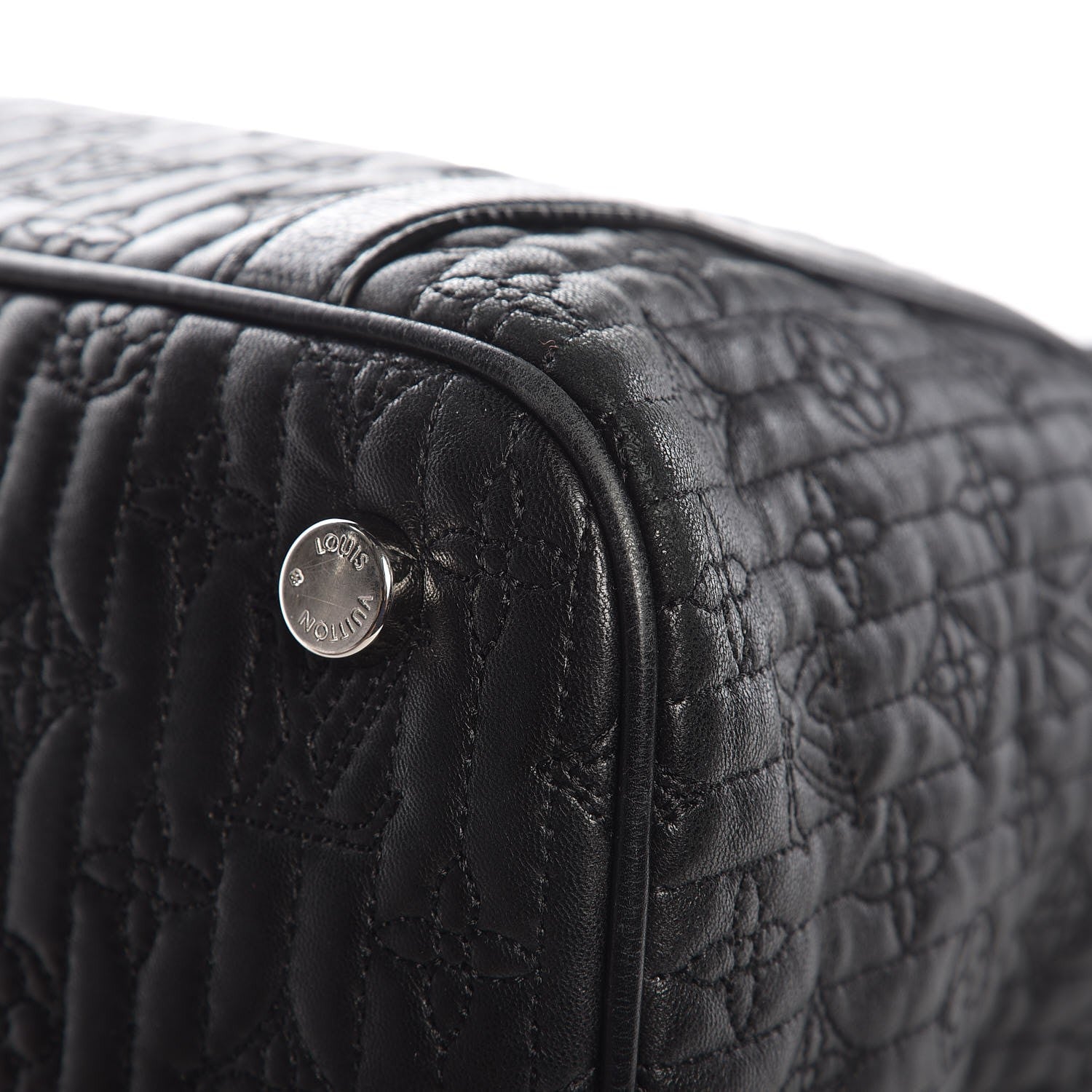 Louis Vuitton Monogram Lambskin Antheia Ixia MM Black 10 of 12
