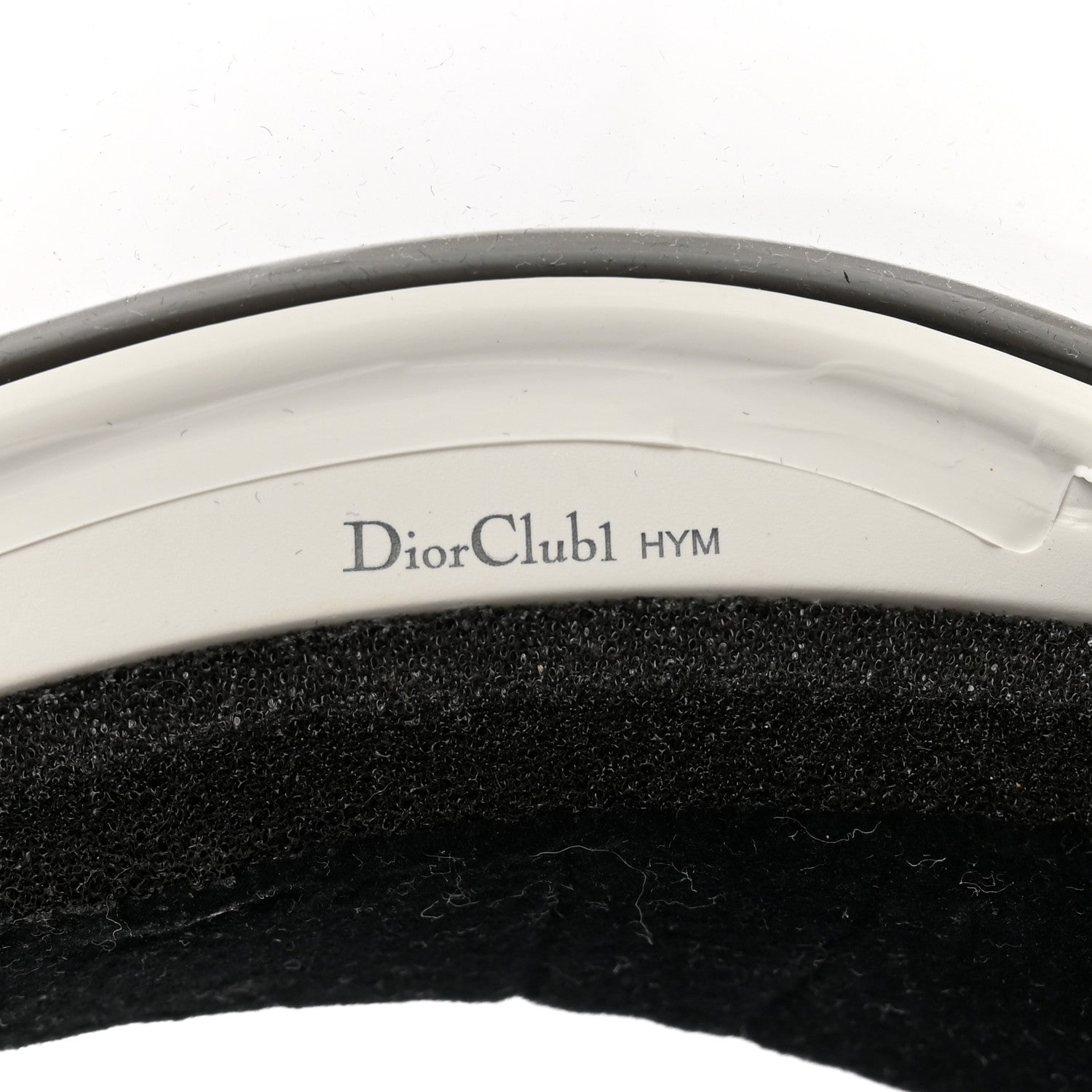 Christian Dior Mirrored DiorClub1 Sun Visor Grey 8 of 9