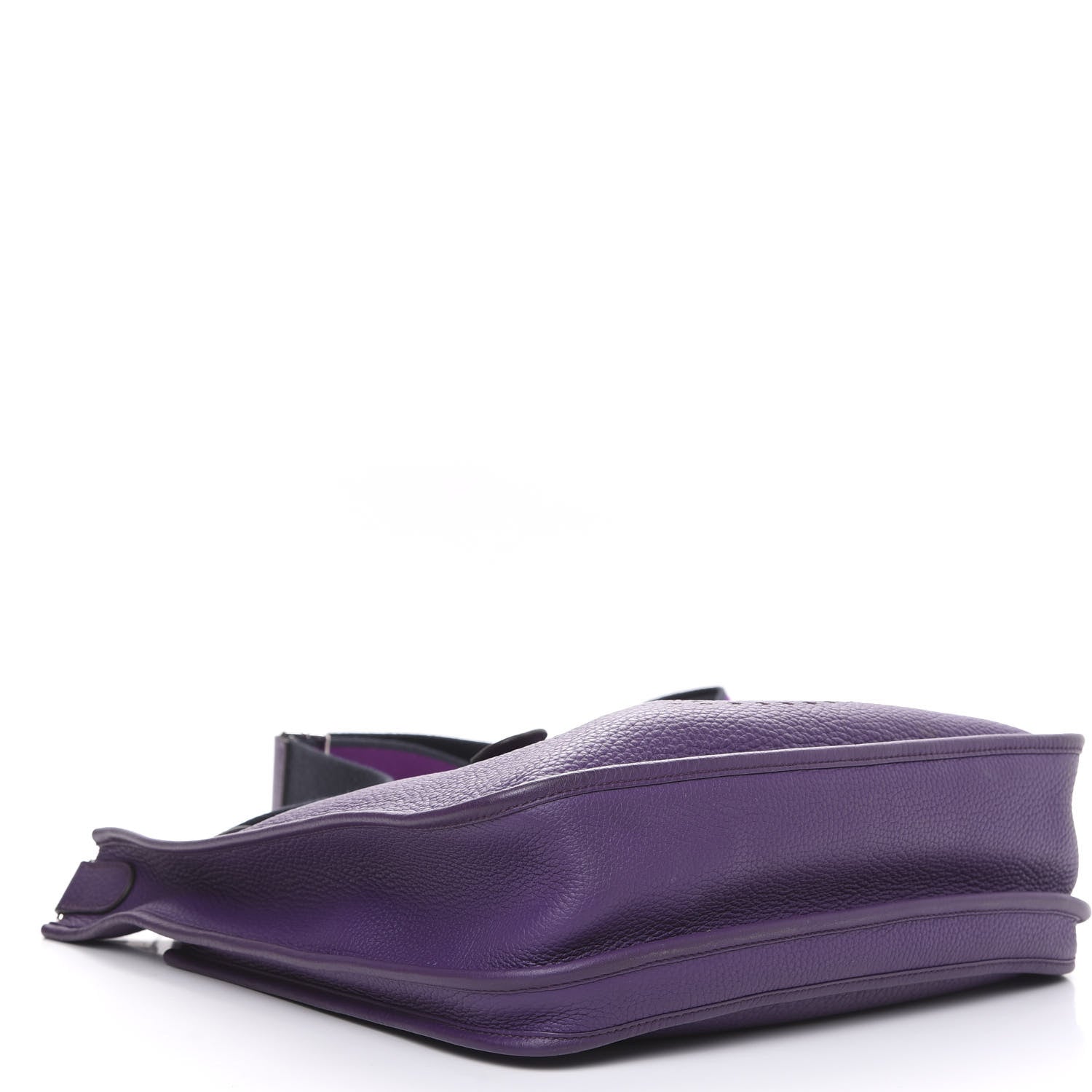 Hermes Taurillon Clemence Amazone Evelyne III GM Ultraviolet 4 of 10