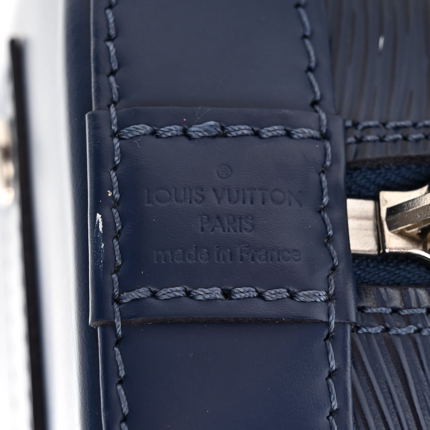 Louis Vuitton Epi Alma BB Indigo 6 of 11